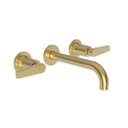 Newport Brass Wall Mount Lavatory Faucet in Satin Gold (Pvd) 3-2971-24S